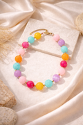 Collier Perles Multicolores
