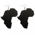Continent noir africain | Boucles d'oreilles d'inspiration africaine