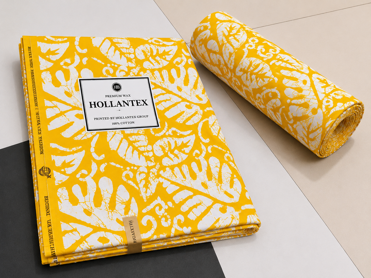 Coupon de tissu wax de 2 yards
