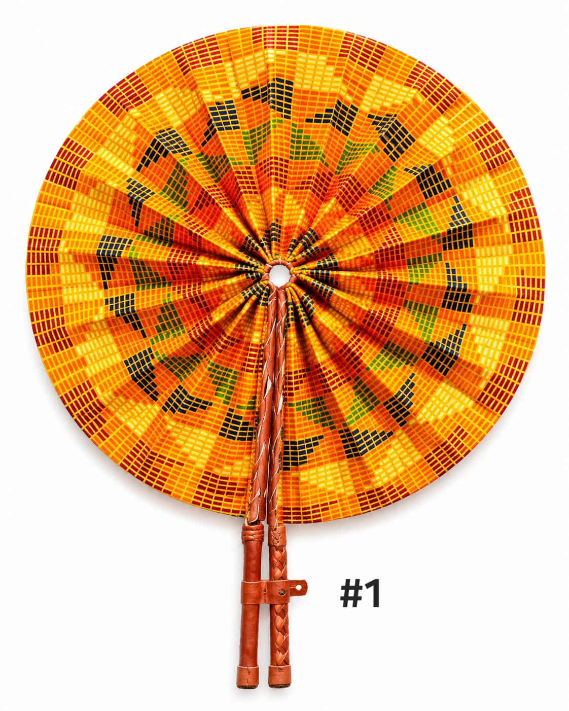 Éventail en pagne wax – Motif au choix