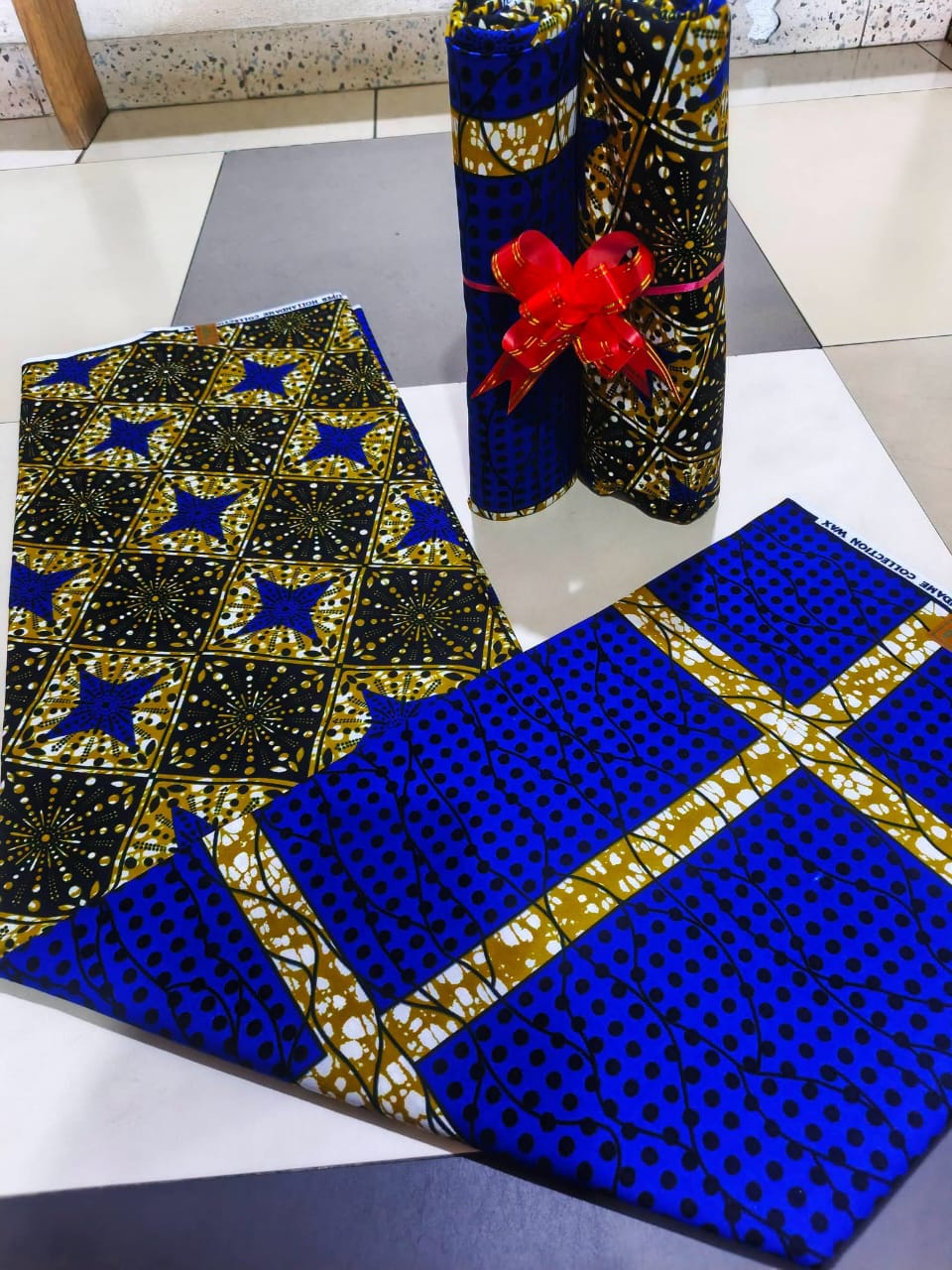 Pagne wax 6 yards deux tons