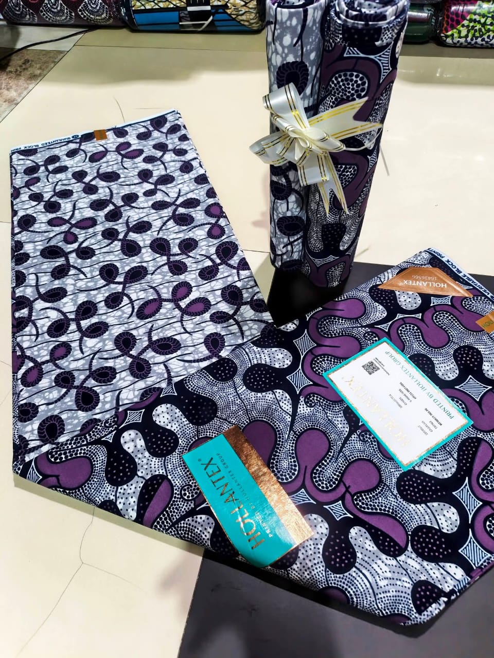 Pagne wax 6 yards deux tons